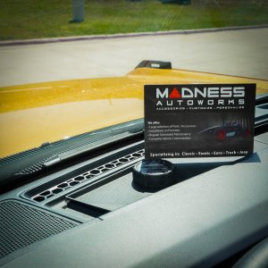 Ford Bronco Dash Top Vent Trim Kit - Hex Design